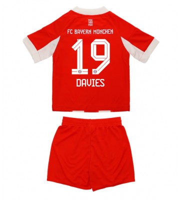 Bayern Munich Alphonso Davies #19 Replica Home Stadium Kit for Kids 2025-26 Short Sleeve (+ pants)